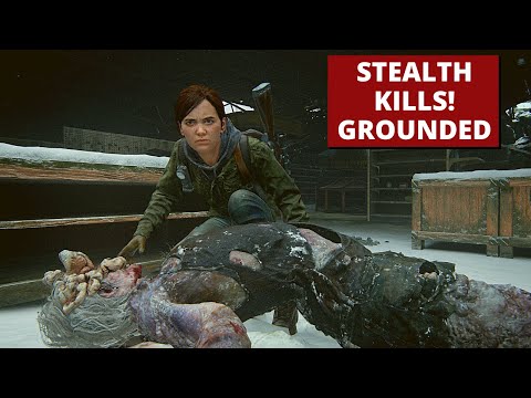 The Last Of Us 2 Patrol - Stealth Kills Grounded mode!