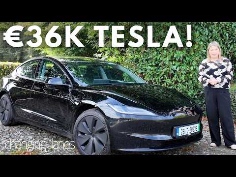Thumbnail for The Cheapest Tesla Model 3 Could Be Ireland’s BEST Car | Review by Tesla Model 3