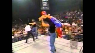 Scott Hall Finisher- Outsiders Edge (Crucifix Powerbomb)