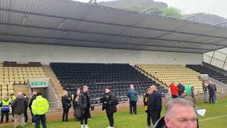 Dumbarton FC v Annan Athletic - Suspended (Fire Alarm) Sat 26 April 2025, SPFL League 1