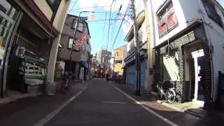 preview picture of video 'Cycling in Minami Senjyu, Arakawa-ku Tokyo'