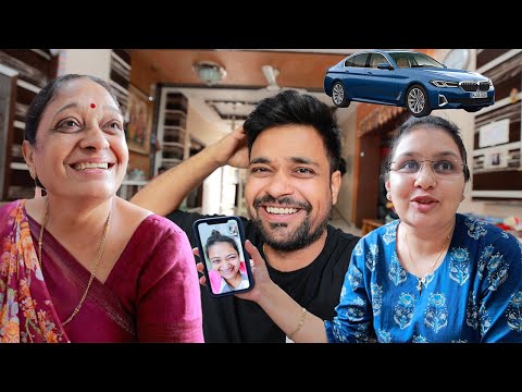 BMW gaadi leke @bhumishelvlogs didi ko lene airport jayenge ! Friendship day special gift.