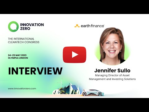 Jennifer Sullo, Earth Finance