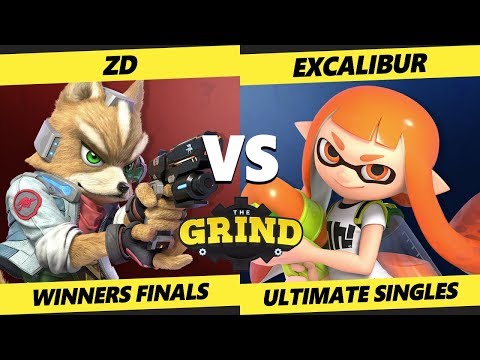 Smash Ultimate Tournament - ZD (Fox) Vs. excalibur (Inkling) The Grind 79 Winners Finals