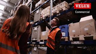 Luminatoare VELUX Commercial pentru noul sediu MAGURA Bosch Parts & Services din Nürtingen, Germania