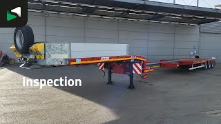 Semi-remorque porte-engins Faymonville F-S43-1AAF 2xExtendable 6500 and 6800mm 3xSteering Axle | Image 4 - Autoline