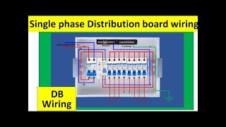How to Wire a Home Distribution Box Step by Step Distribution DB box wiring Diagram