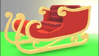 What a Santa sleigh is worth in adopt me 🧐