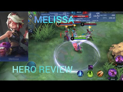 MELISSA : NEW MARKSMAN WITH VOODOO DOLL AND NEEDLES HERO REVIEW | MOBILE LEGENDS