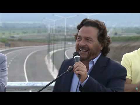 Sáenz inauguró la circunvalación noroeste, la obra más importante de los últimos 20 años