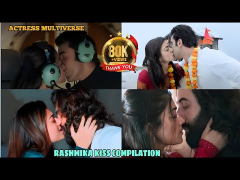 RASHMIKA KISSES IN ANIMAL MOVIE |RASHMIKA MANDHANA |RANBIR KAPOOR| ACTRESS MULTIVERSE