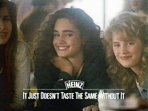 Heinz Ketchup Commercial - Flirting with the Bottle (1993) featuring Natalie Brown