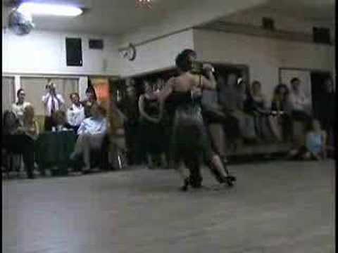  Jorge Torres  and  Mariela Franganillo  are  dancing  to  the  milonga  "  El Torito  "