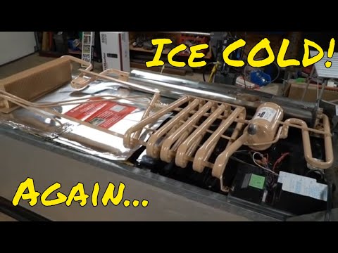 Replacing the cooling unit on your RV / Camper refrigerator