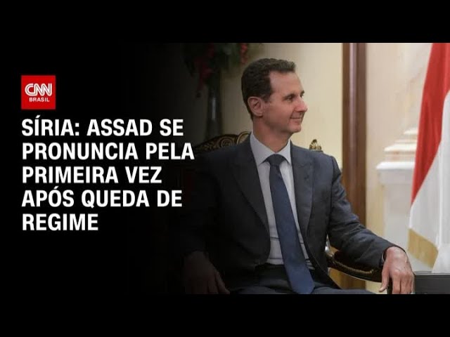 Síria: Assad se pronuncia pela primeira vez após queda de regime | CNN PRIME TIME
