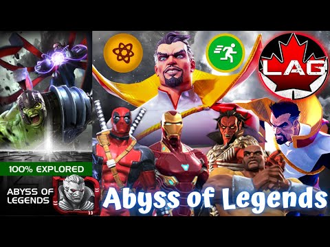 Count Nefaria VS Abyss of Legends! Auto-Fighting?? The Best Regen/Power Gain Counter! Deadpool! MCOC