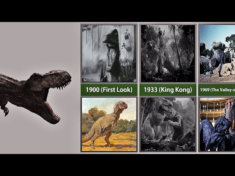 EVOLUTION OF T-REX : HISTORY COMPARISON 1900-2023 (With Sound)