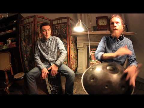 Three Pandas and the Moon - Handpan & Cajon Music, HD 2017