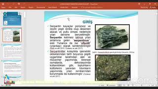Gülşah Bağçıvan, Ruziye Daşkın: Bursa İlinin Serpantin Florası