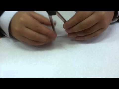 C.N. Andrei Șaguna Brașov - Constructia unui triunghi echilateral