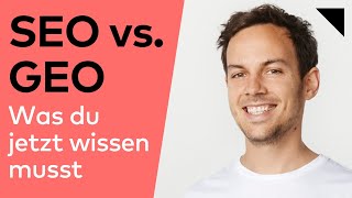 SEO wird zu GEO? So optimierst du deine Website für KI-Suchmaschinen (