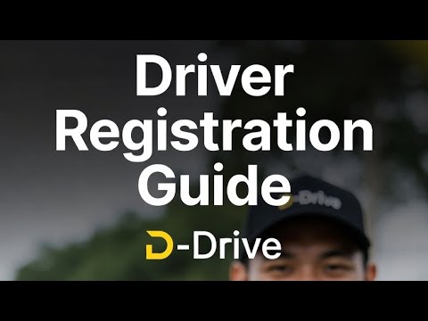 D-Drive Driver Registration Guide | Step by Step Tutorial💛