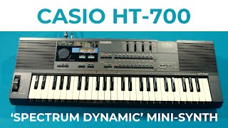 Video thumbnail for Casio HT-700 Spectrum Dynamic mini synth by Alfonse