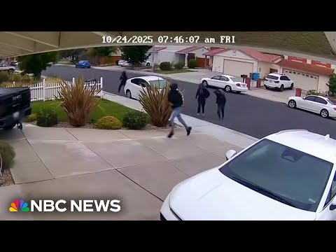 Arrests of home invasion suspects caught on camera