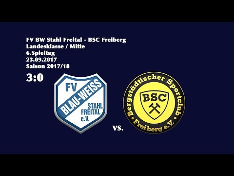 6.Spieltag /Landesklasse Mitte - (2017/18)/FV BW Stahl Freital - BSC Freiberg  3:0