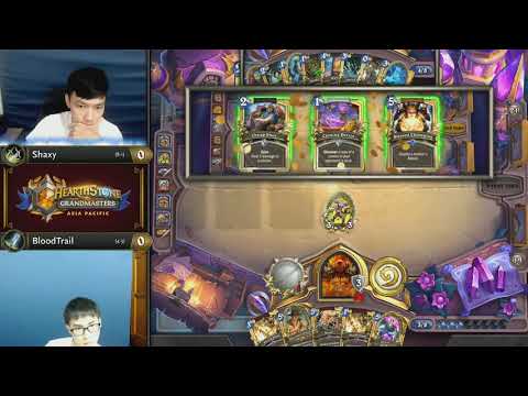 Shaxy vs BloodTrail - Hearthstone Grandmasters Asia-Pacific - Week 5
