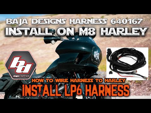 Baja Designs LP6/LP9 Harness 640167 Install on Harley Davidson - Getting the Full Potential of LP6