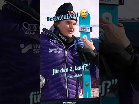 Fokus aufs Wesentliche bei Emma Aicher 👀| Sportschau #shorts