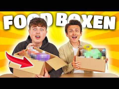 Wir öffnen FOOD-Mystery BOXEN! 🍕📦🔮 mit Smiley