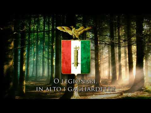 El'ora di marciar Italian fascist song with lyrics