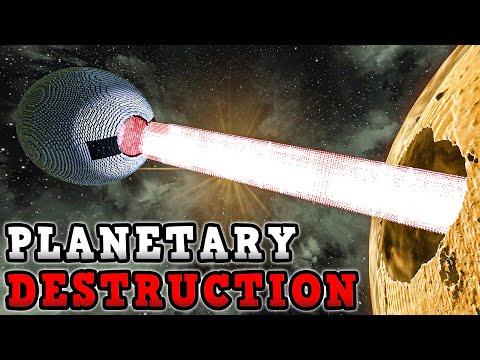 DESTROYING an ENTIRE PLANET in Space Engineers 🤯