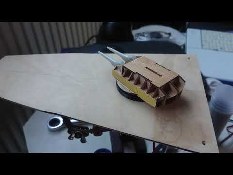 Bismarck Turm mit Servo Antrieb 1:200