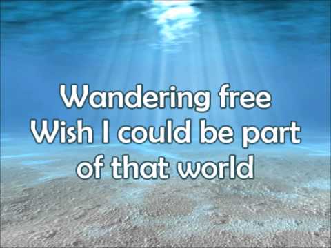 Part of Your World karaoke in E major (-4 pitch)