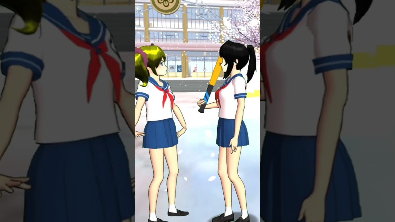 Ayano Kills Osana's Best Friend Raibaru 🤣 #sakuraschoolsimulator #trending #drama #funny #tiktok