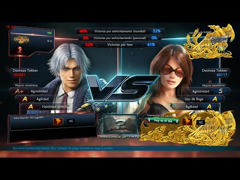 281_1 Lee ( Koki ) vs (tincho) Katarina Ryona - Tekken 7 Online sin Grafica