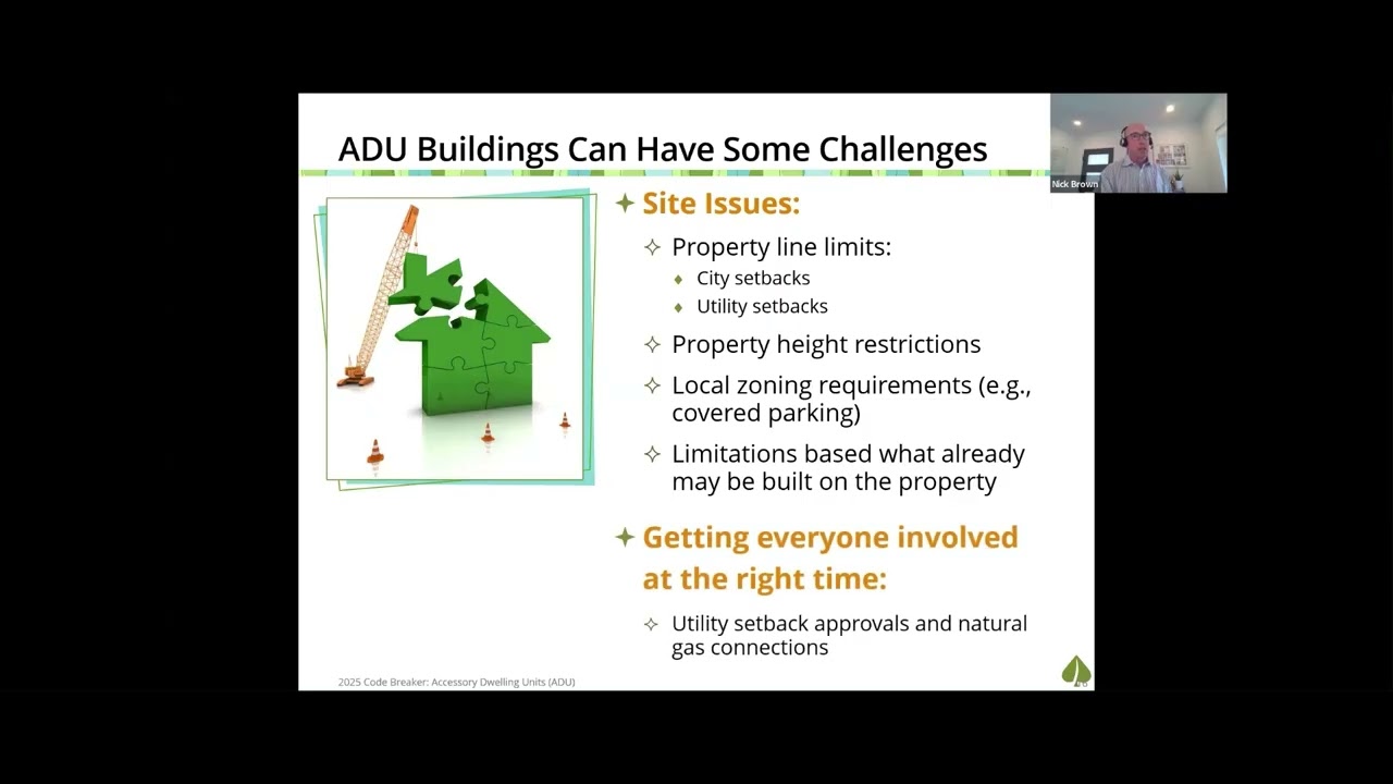 Code Breaker Accessory Dwelling Units ADU  2025 Energy Code