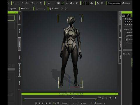 Free UE5.0.1 3D Avatar "QuinnRise" in Character Creator 4 Project