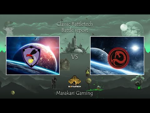 Classic Battletech - Battle Report - Mercenaries vs Draconis Combine