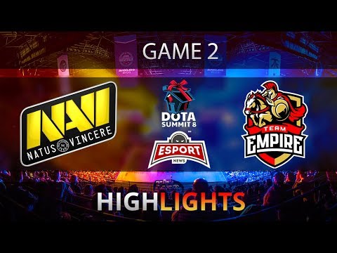 Dota 2: Na`Vi vs Empire The Summit Season 8 | CIS | Game 2 | Highlights | 13.11.2017