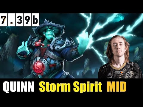 🤯 QUINN [Storm Spirit] MID 7.39B - DOTA 2 HIGHEST MMR MATCH#dota2   #dota2gameplay  #quinn