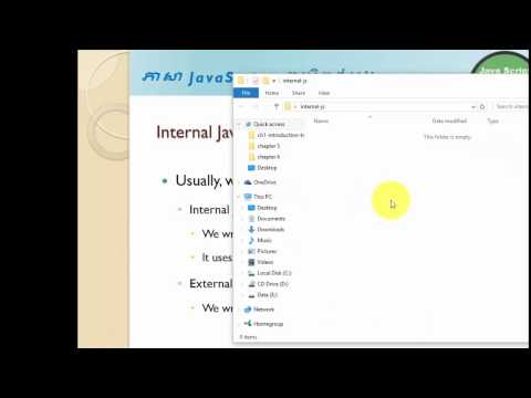 1 Writing Internal Javascript