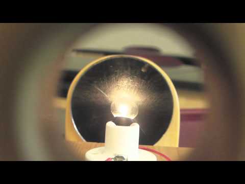 Concave mirror  real image demonstration /// Homemade Science with Bruce Yeany