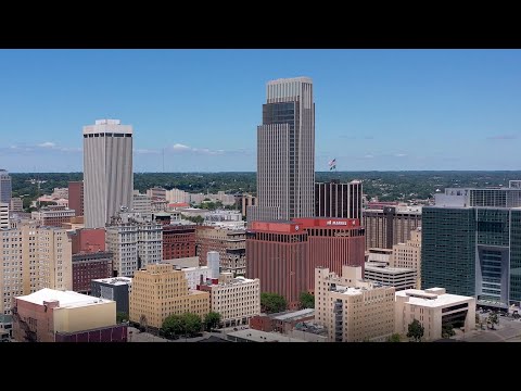 Omaha, NE by drone - July 11-12, 2020 (4K)