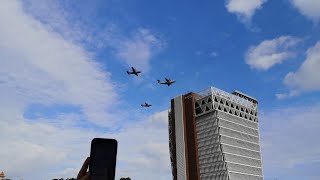 Download lagu Pertunjukan udara Sukhoi Su-30 MKM, F/A-18D Hornet, Airbus A400M semperna merdeka 2021 di Putrajaya mp3