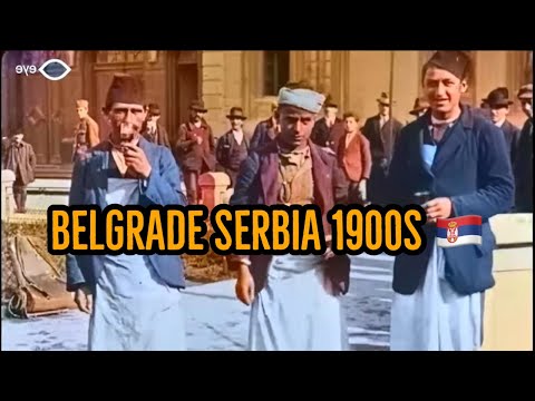 Belgrade Serbia 1900's Documentary београд Србија Color Restoration