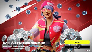 FORTNITE is SENDING EVERYONE FREE V-BUCKS!
